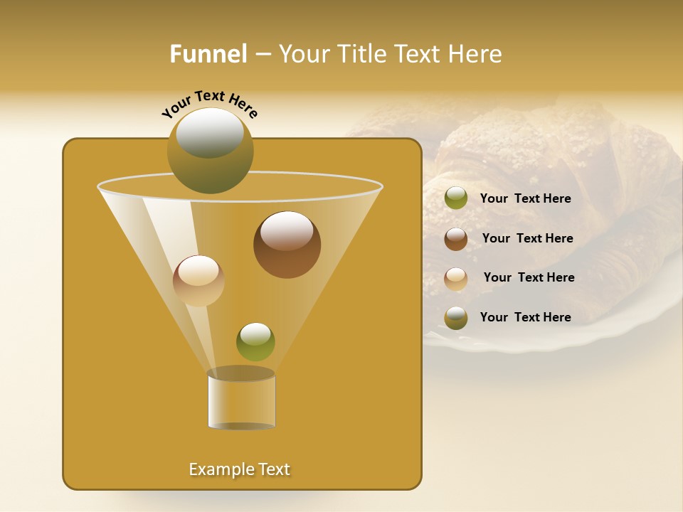 Aromatic Croissants Wake Up PowerPoint Template