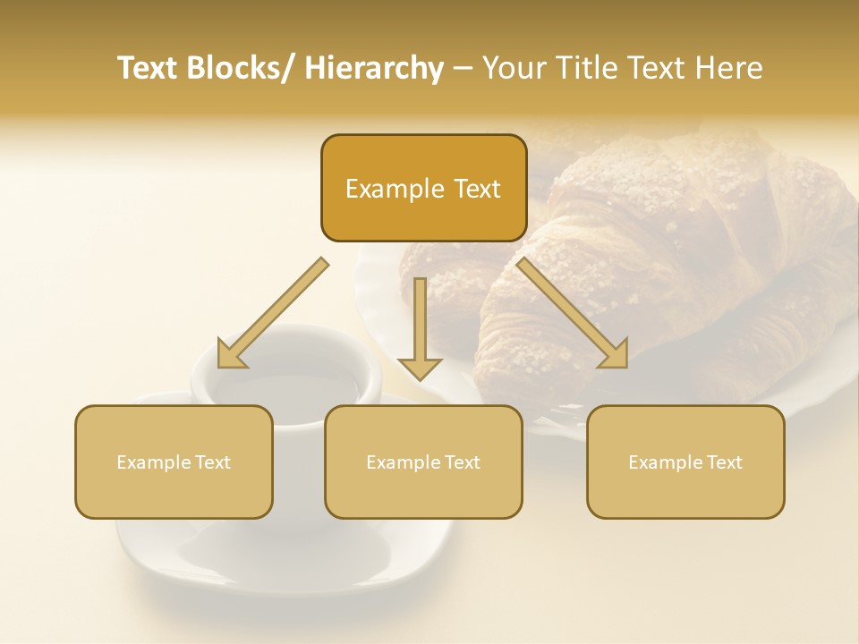 Aromatic Croissants Wake Up PowerPoint Template
