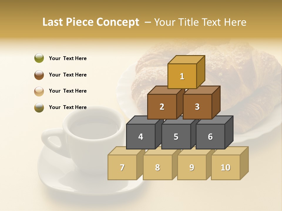 Aromatic Croissants Wake Up PowerPoint Template
