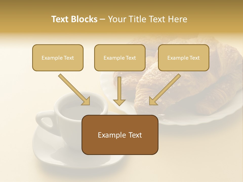 Aromatic Croissants Wake Up PowerPoint Template