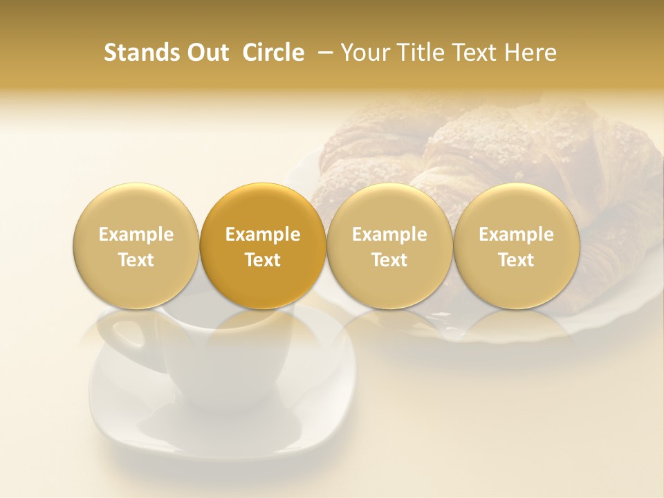 Aromatic Croissants Wake Up PowerPoint Template