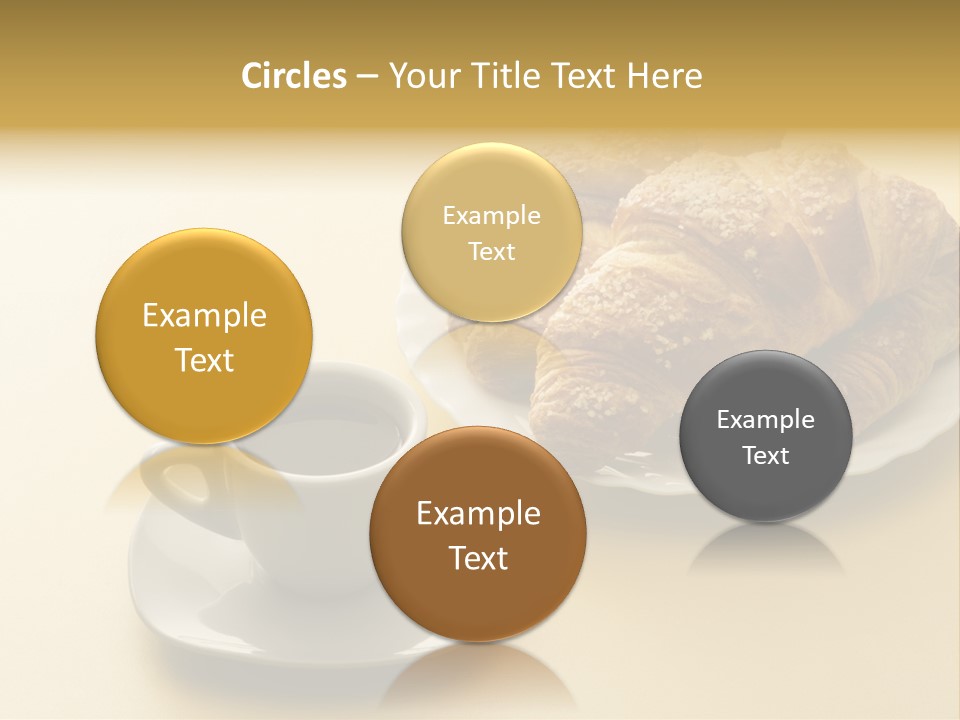 Aromatic Croissants Wake Up PowerPoint Template