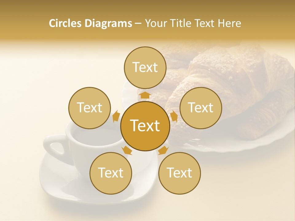 Aromatic Croissants Wake Up PowerPoint Template