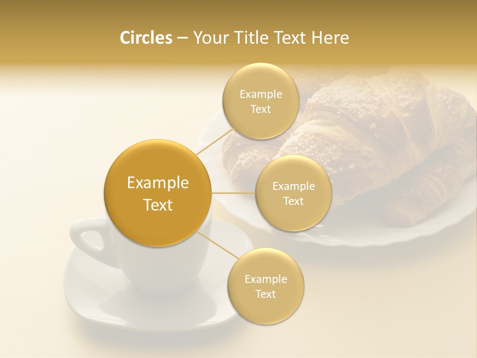 Aromatic Croissants Wake Up PowerPoint Template