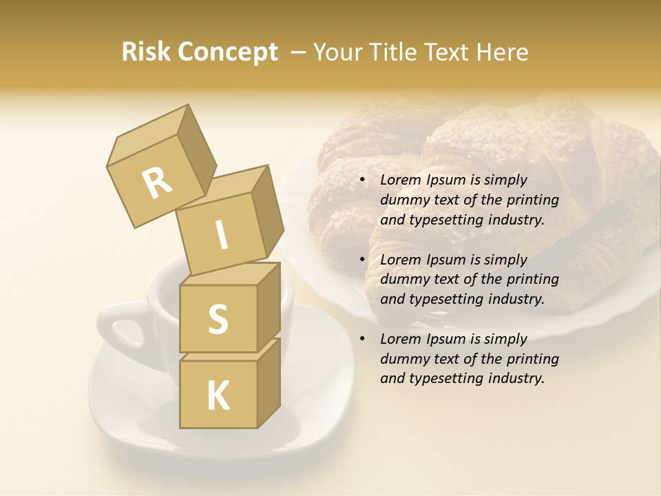 Aromatic Croissants Wake Up PowerPoint Template