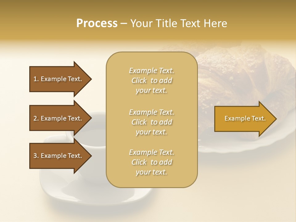 Aromatic Croissants Wake Up PowerPoint Template