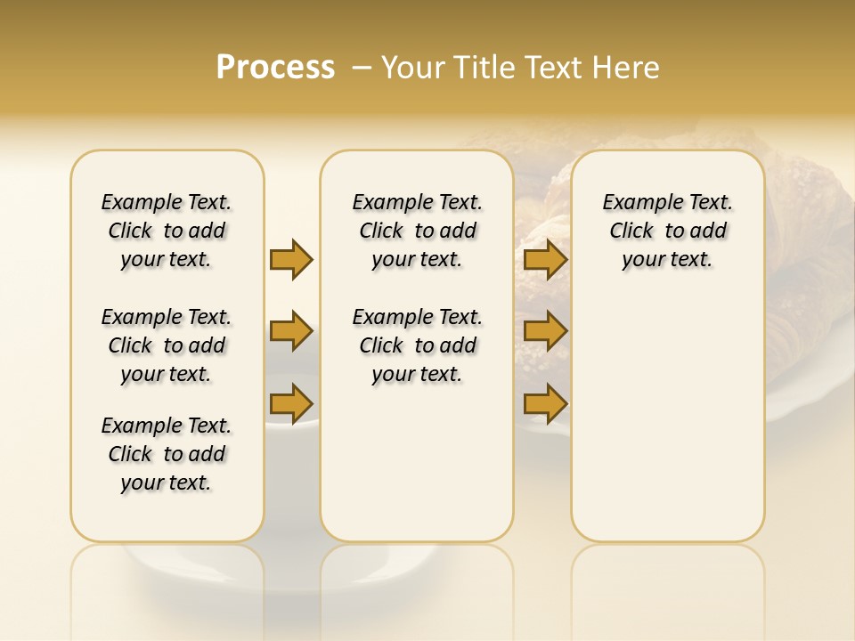 Aromatic Croissants Wake Up PowerPoint Template