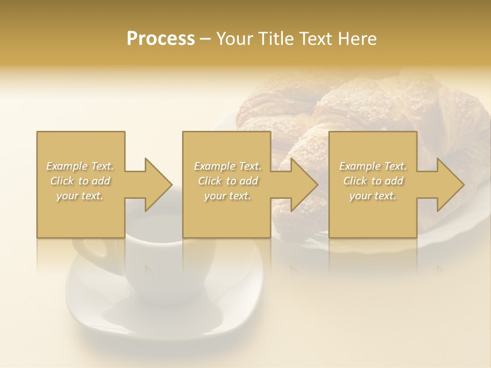 Aromatic Croissants Wake Up PowerPoint Template