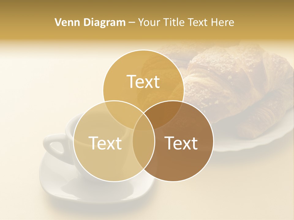 Aromatic Croissants Wake Up PowerPoint Template