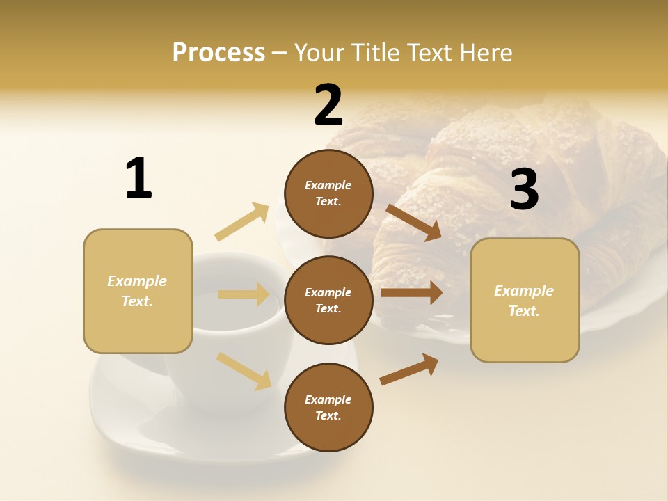 Aromatic Croissants Wake Up PowerPoint Template
