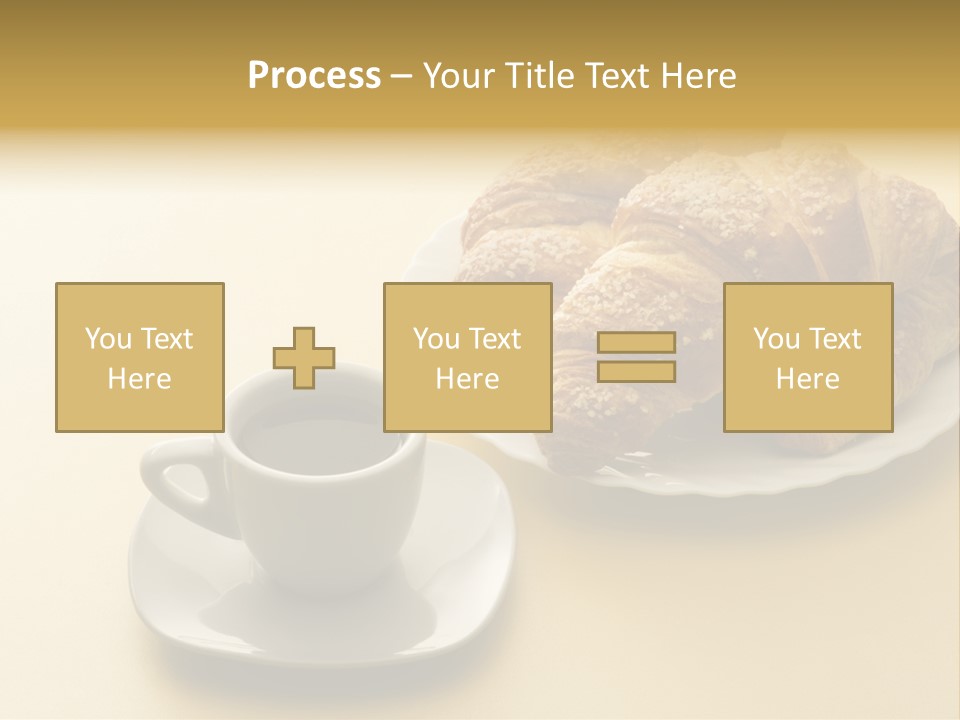 Aromatic Croissants Wake Up PowerPoint Template