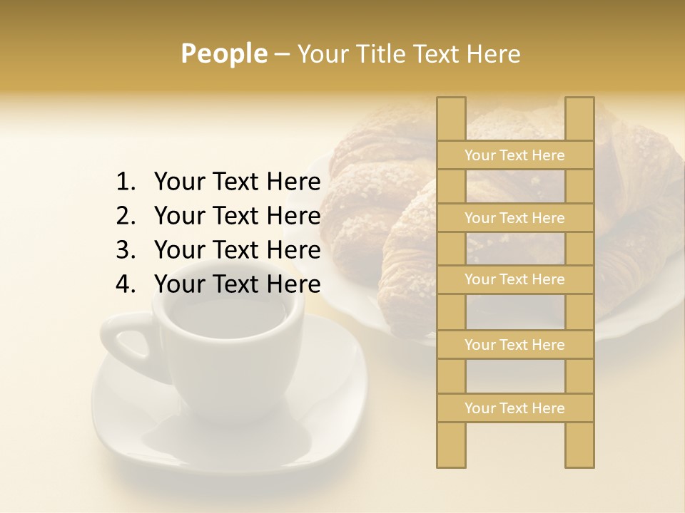 Aromatic Croissants Wake Up PowerPoint Template