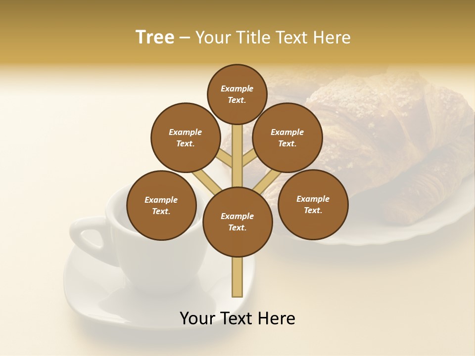 Aromatic Croissants Wake Up PowerPoint Template