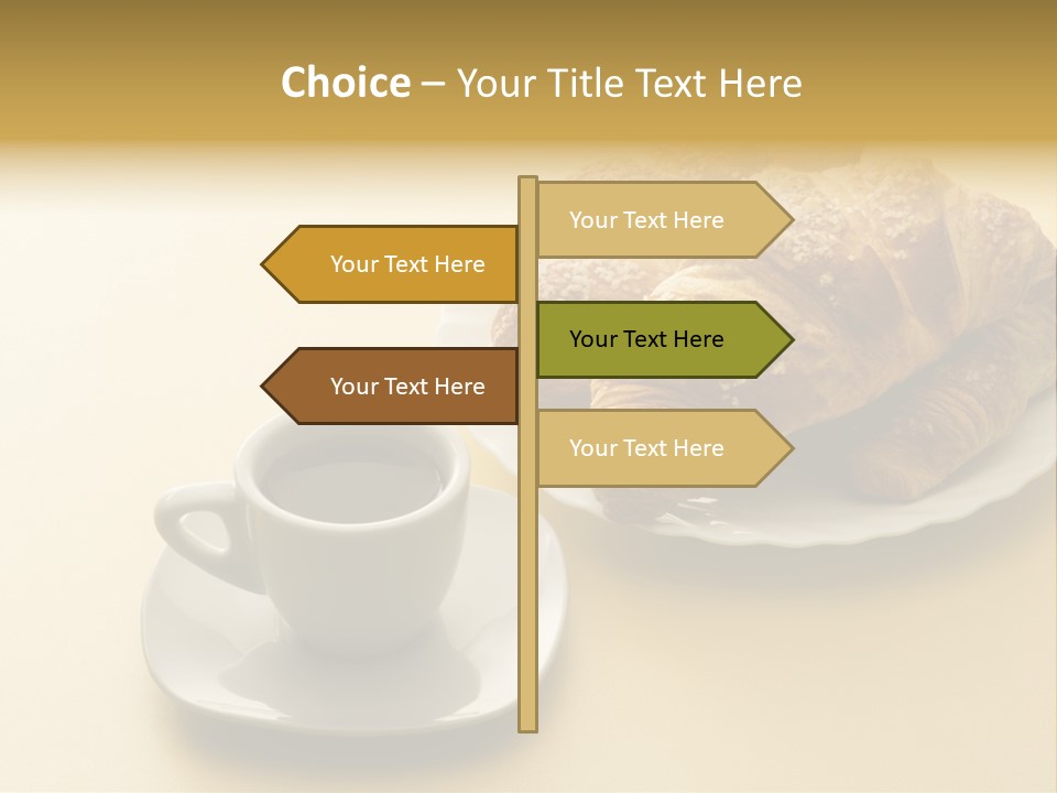 Aromatic Croissants Wake Up PowerPoint Template