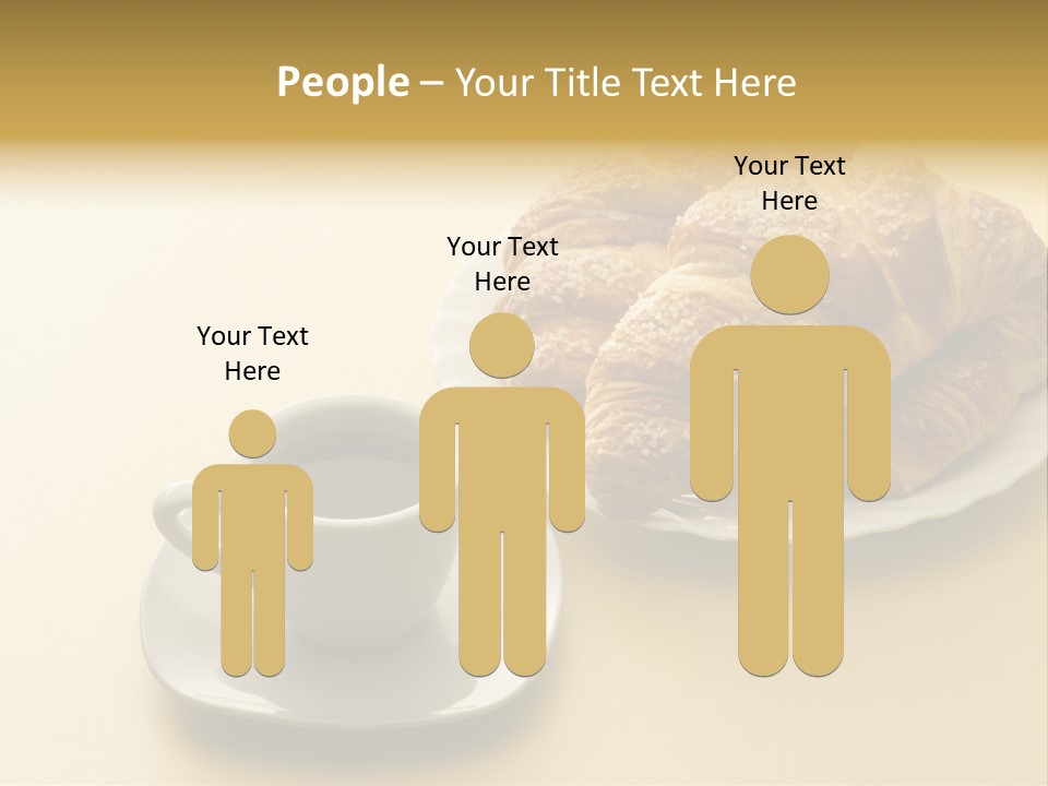 Aromatic Croissants Wake Up PowerPoint Template