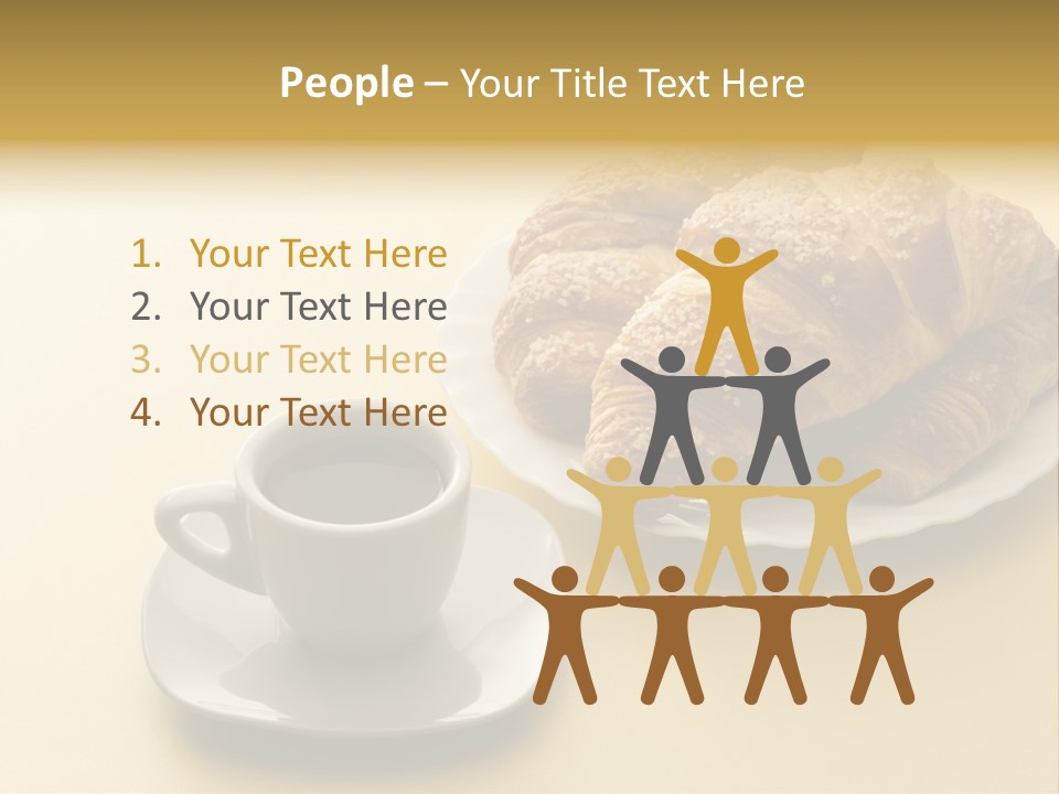 Aromatic Croissants Wake Up PowerPoint Template