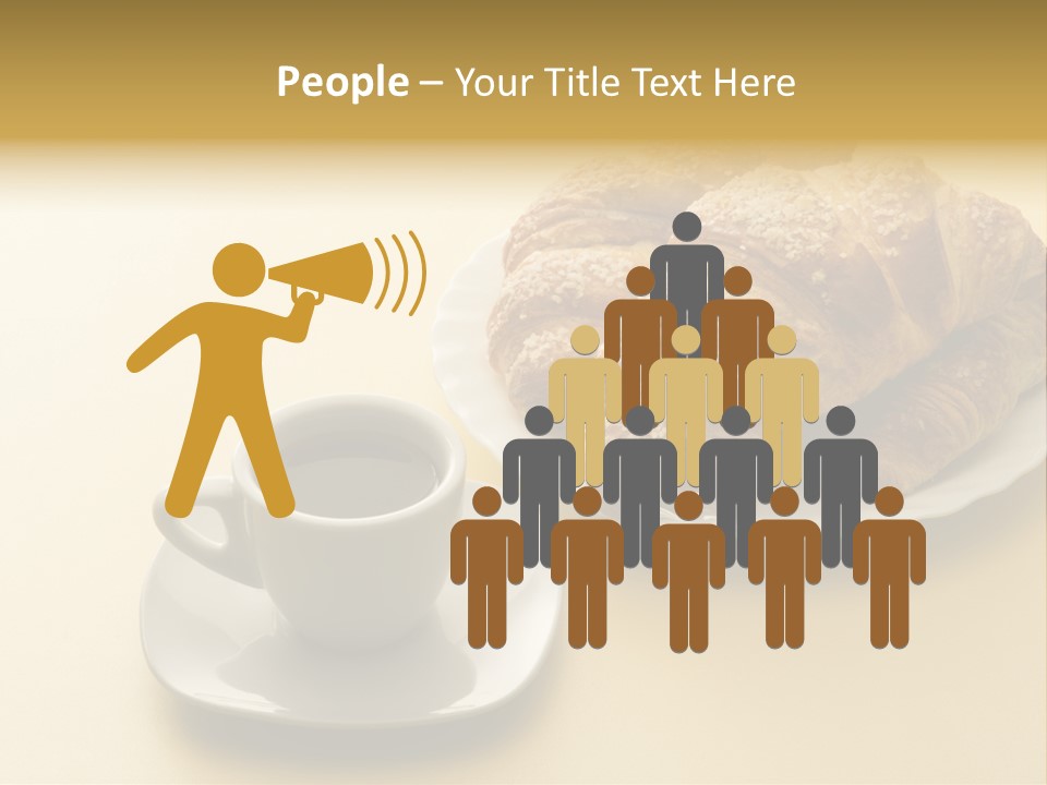 Aromatic Croissants Wake Up PowerPoint Template