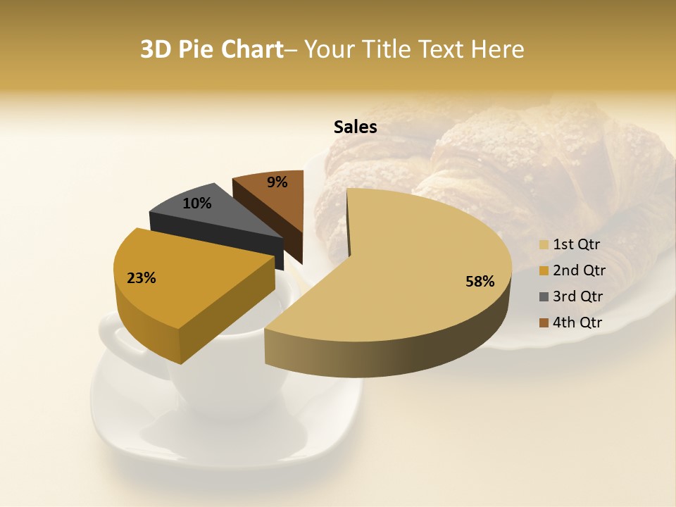 Aromatic Croissants Wake Up PowerPoint Template