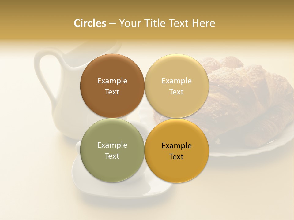 Breakfast Brioches Cup PowerPoint Template