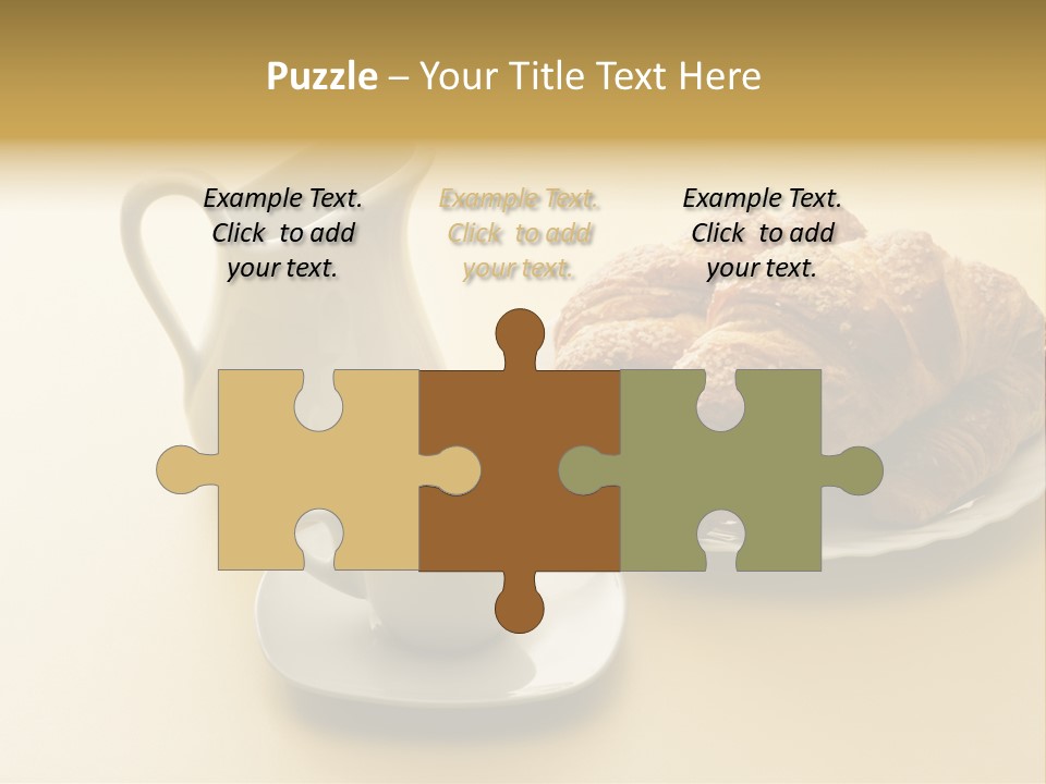 Breakfast Brioches Cup PowerPoint Template