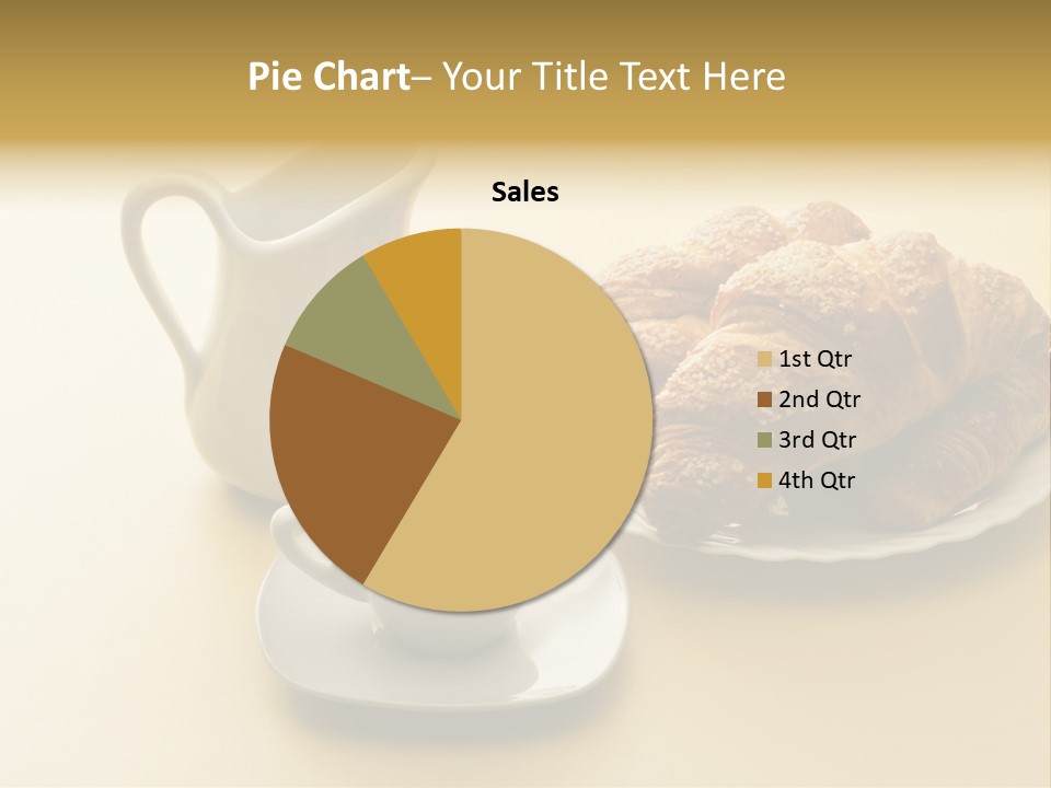 Breakfast Brioches Cup PowerPoint Template