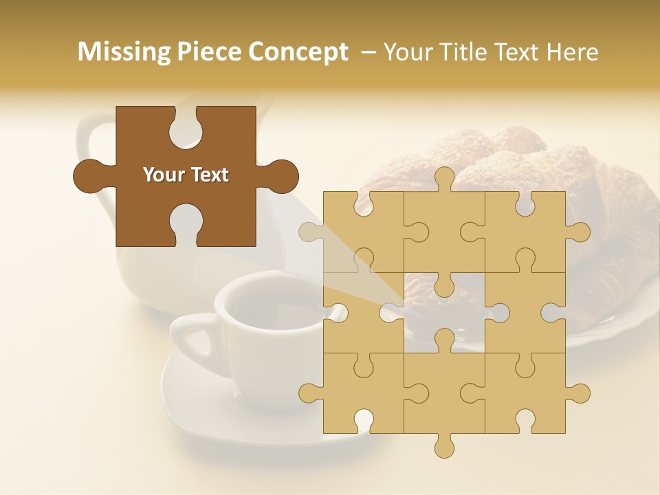 Breakfast Brioches Cup PowerPoint Template