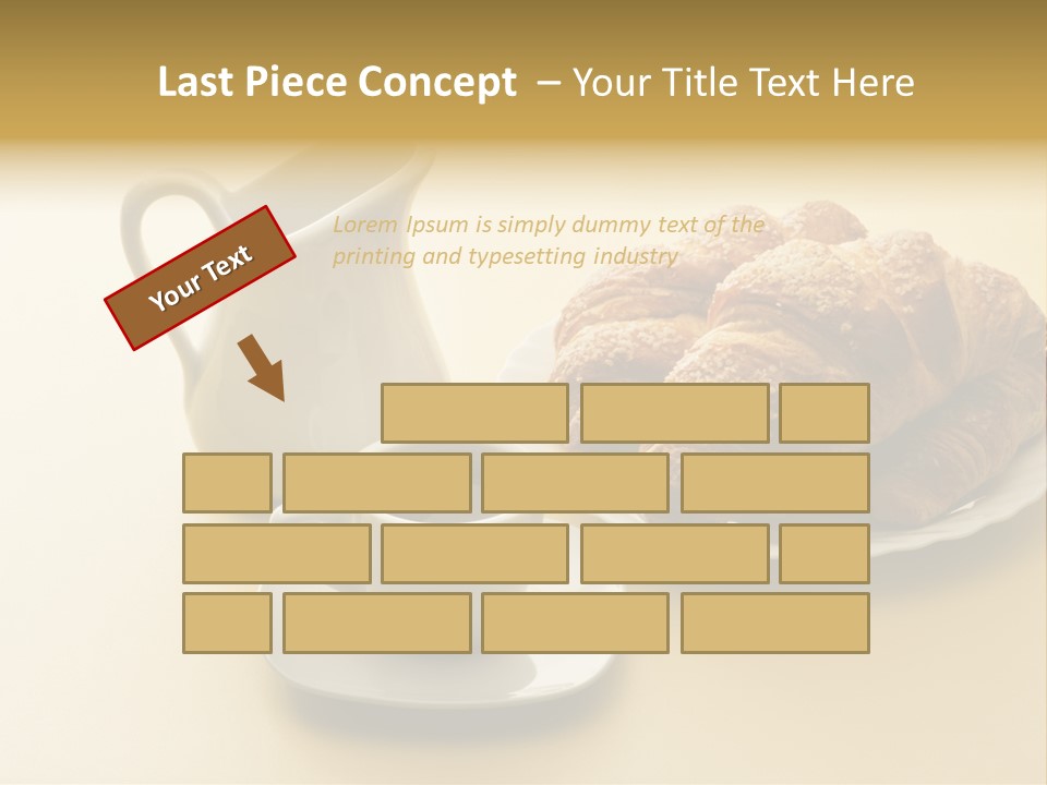 Breakfast Brioches Cup PowerPoint Template