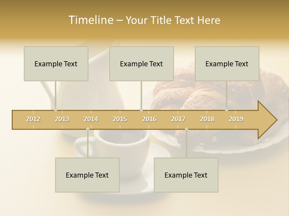 Breakfast Brioches Cup PowerPoint Template
