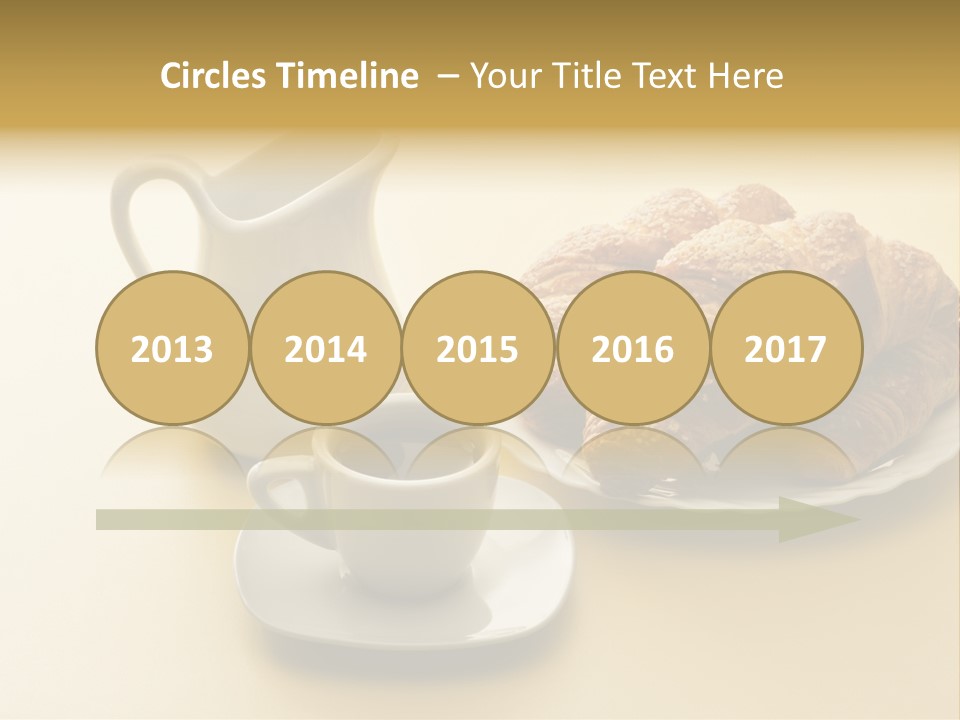 Breakfast Brioches Cup PowerPoint Template