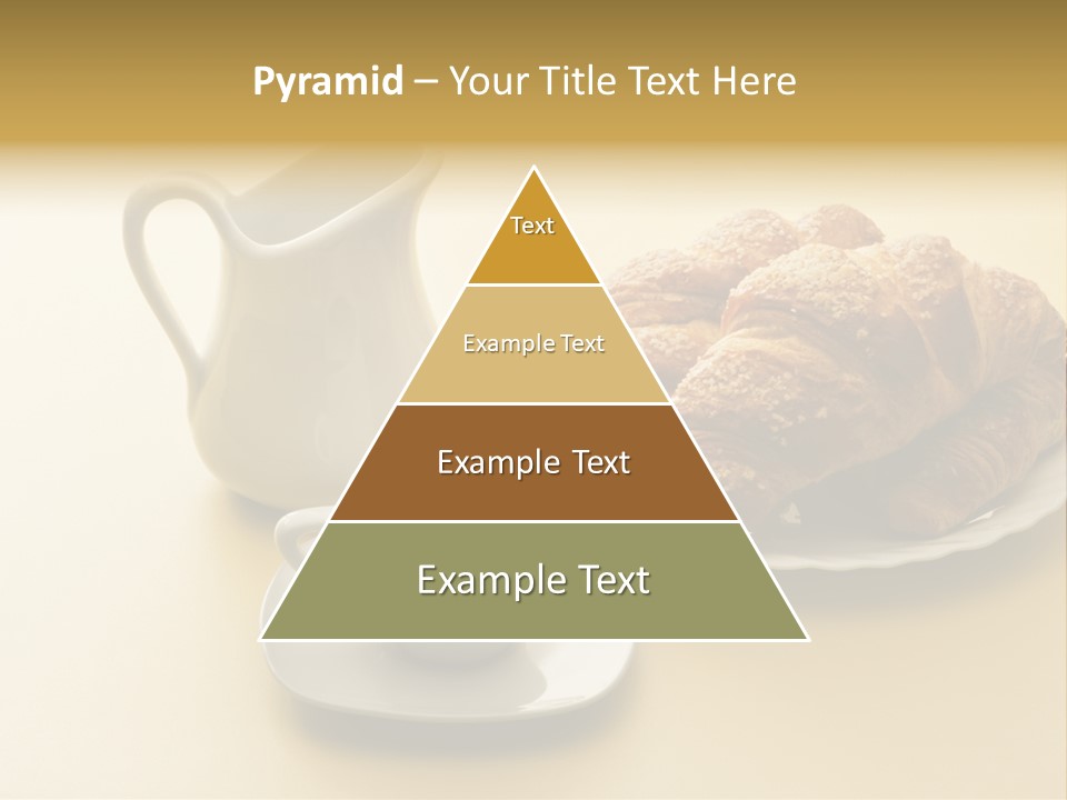 Breakfast Brioches Cup PowerPoint Template