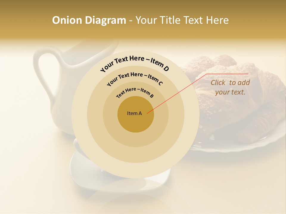 Breakfast Brioches Cup PowerPoint Template