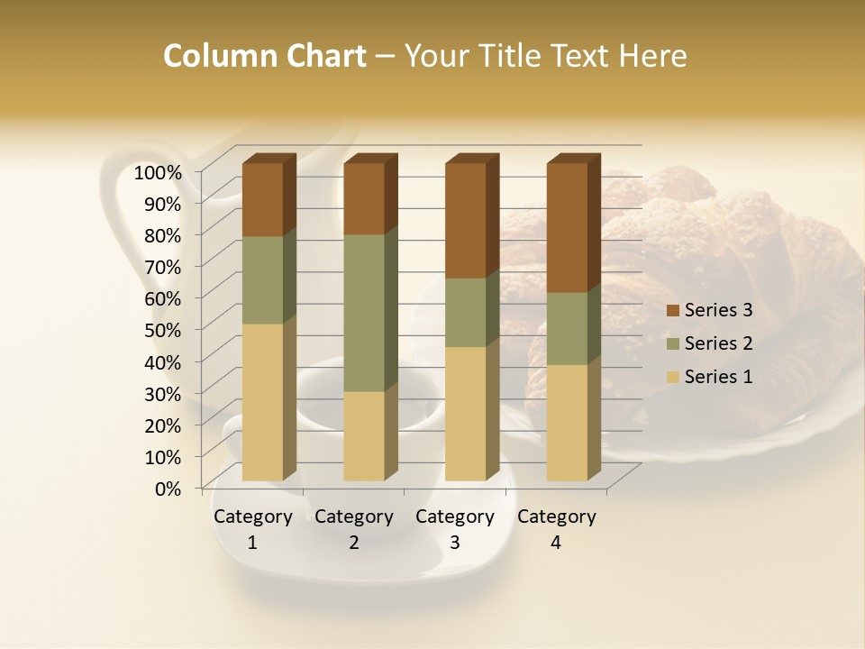 Breakfast Brioches Cup PowerPoint Template