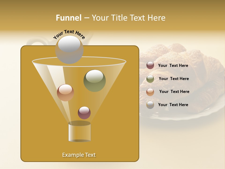 Breakfast Brioches Cup PowerPoint Template