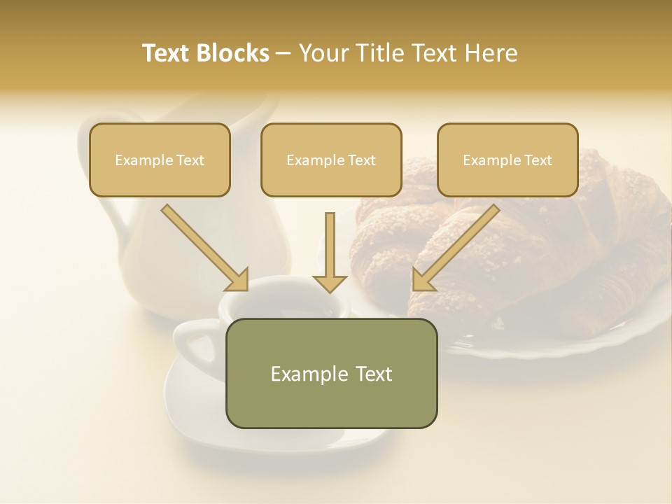 Breakfast Brioches Cup PowerPoint Template