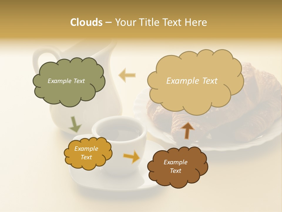 Breakfast Brioches Cup PowerPoint Template