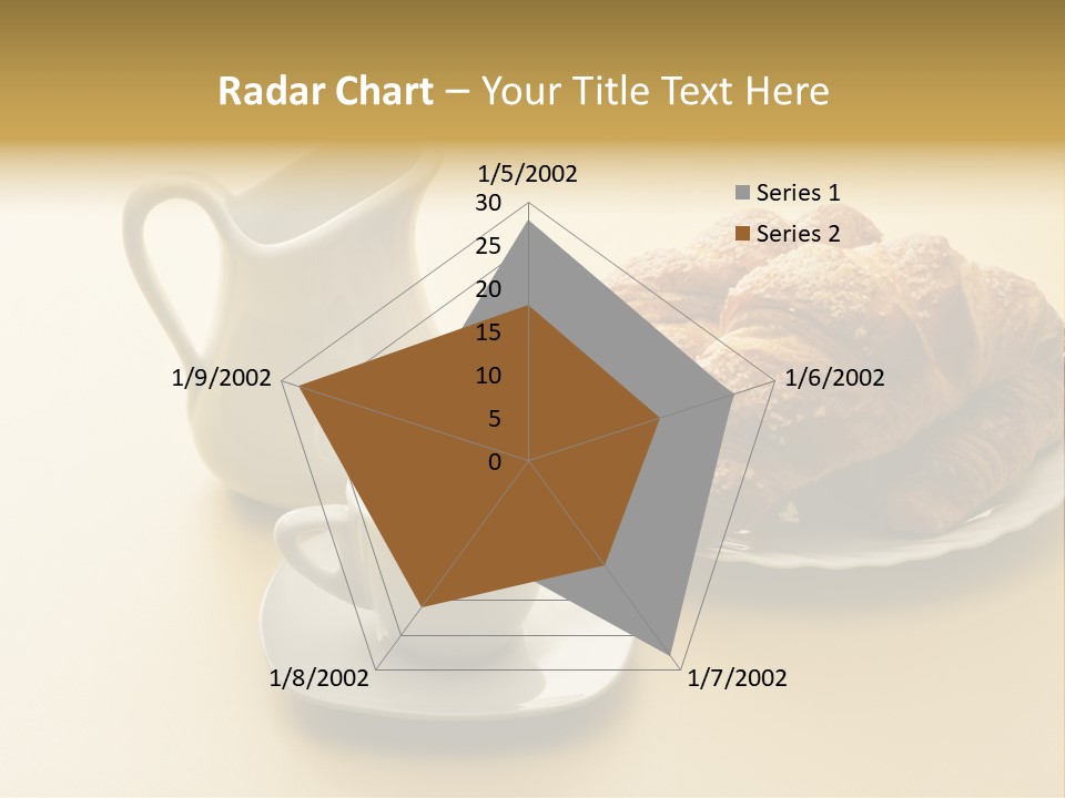 Breakfast Brioches Cup PowerPoint Template