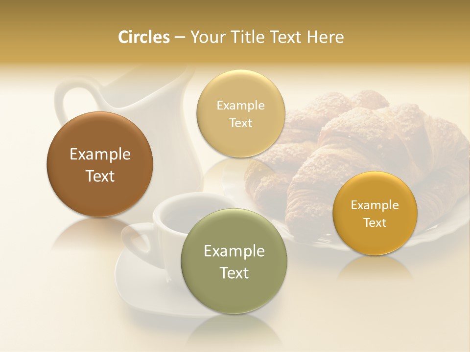 Breakfast Brioches Cup PowerPoint Template