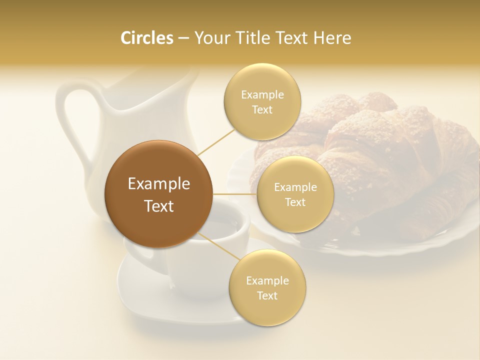 Breakfast Brioches Cup PowerPoint Template