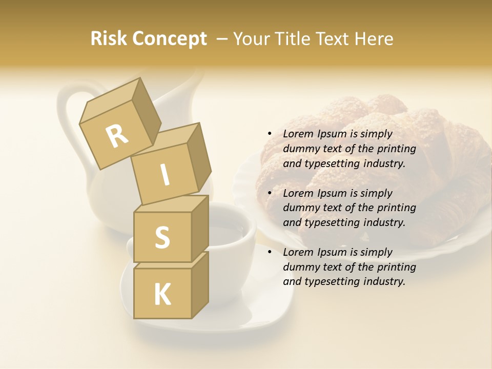 Breakfast Brioches Cup PowerPoint Template
