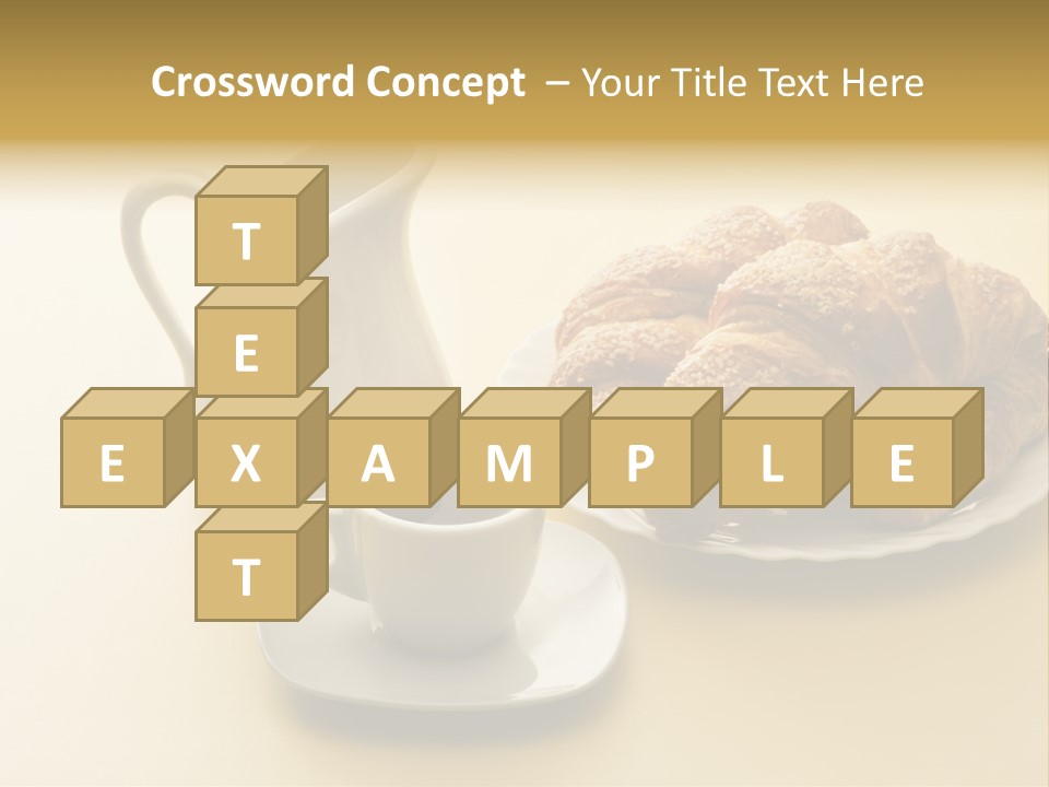 Breakfast Brioches Cup PowerPoint Template