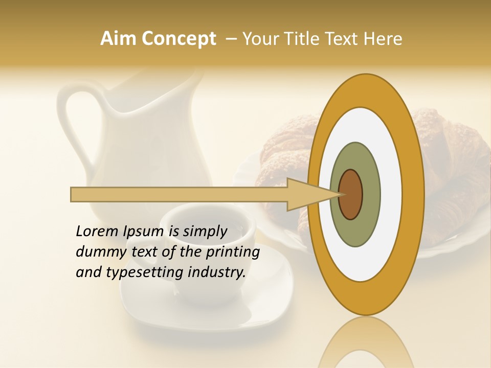 Breakfast Brioches Cup PowerPoint Template