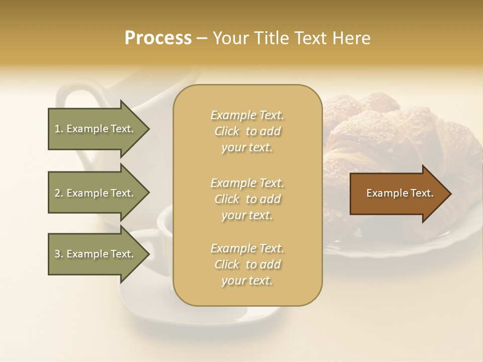 Breakfast Brioches Cup PowerPoint Template