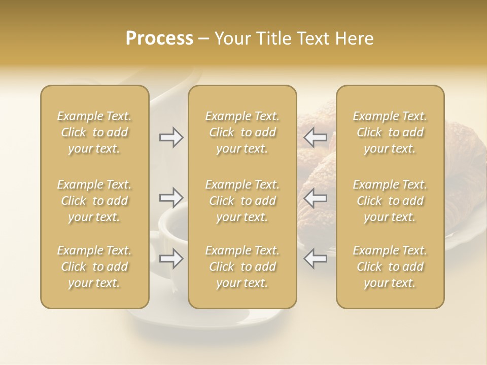 Breakfast Brioches Cup PowerPoint Template