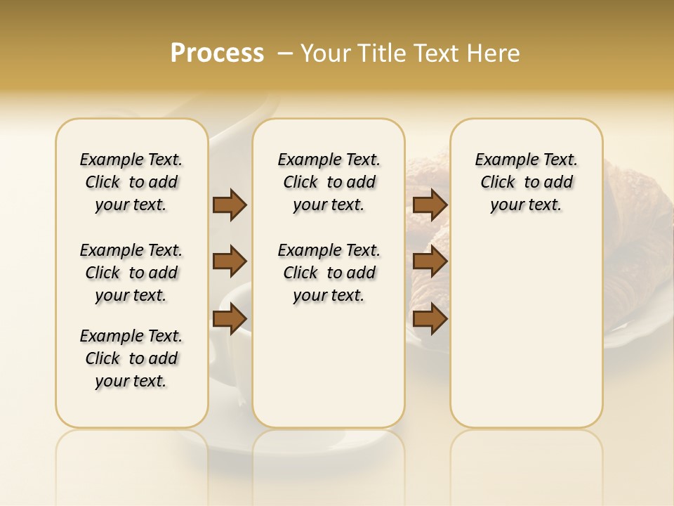 Breakfast Brioches Cup PowerPoint Template