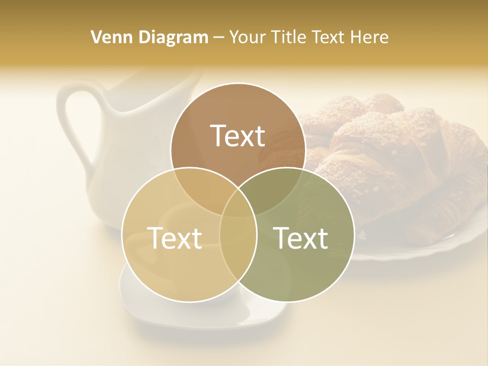 Breakfast Brioches Cup PowerPoint Template