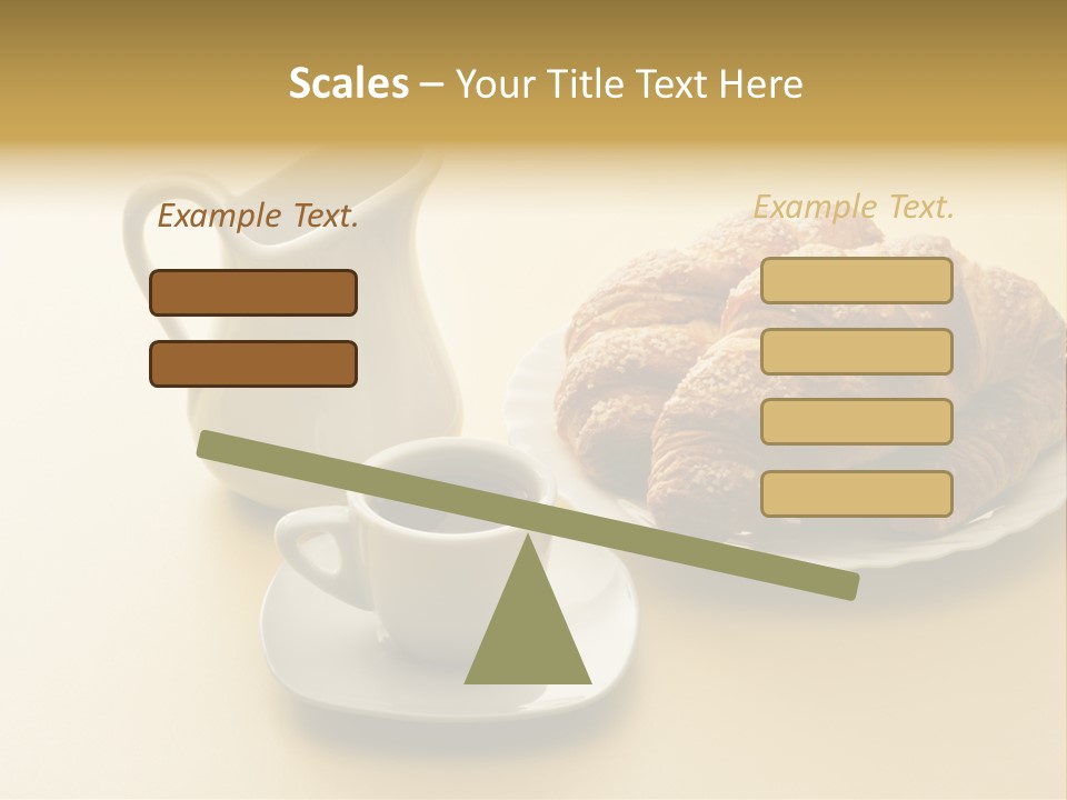 Breakfast Brioches Cup PowerPoint Template