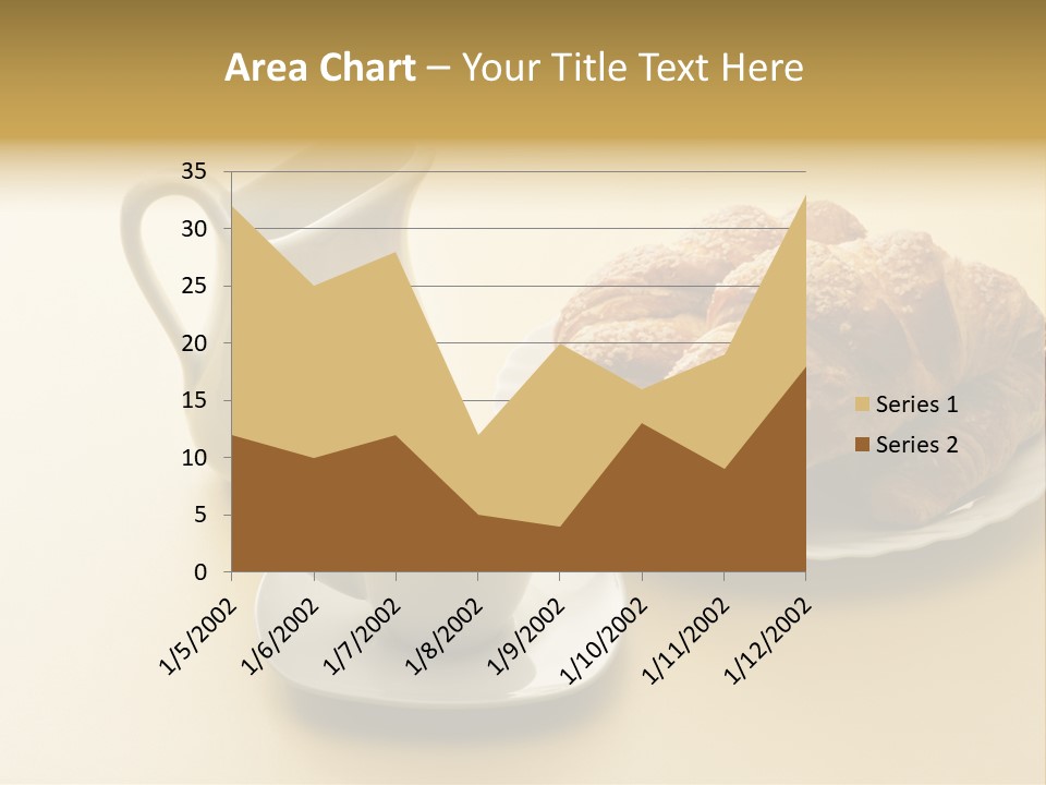 Breakfast Brioches Cup PowerPoint Template