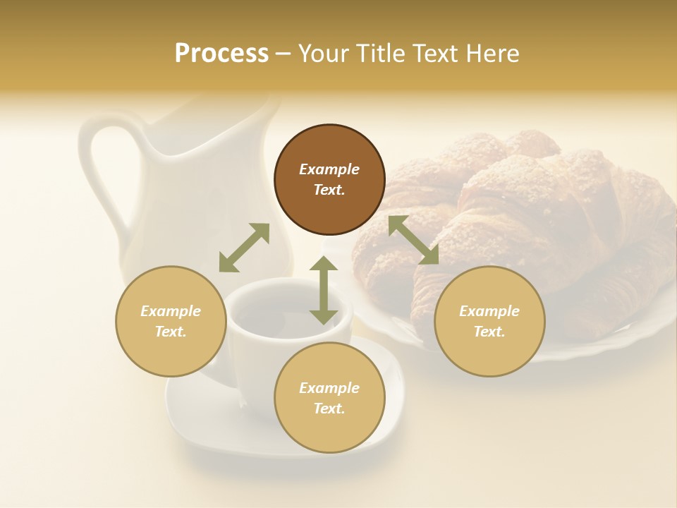 Breakfast Brioches Cup PowerPoint Template