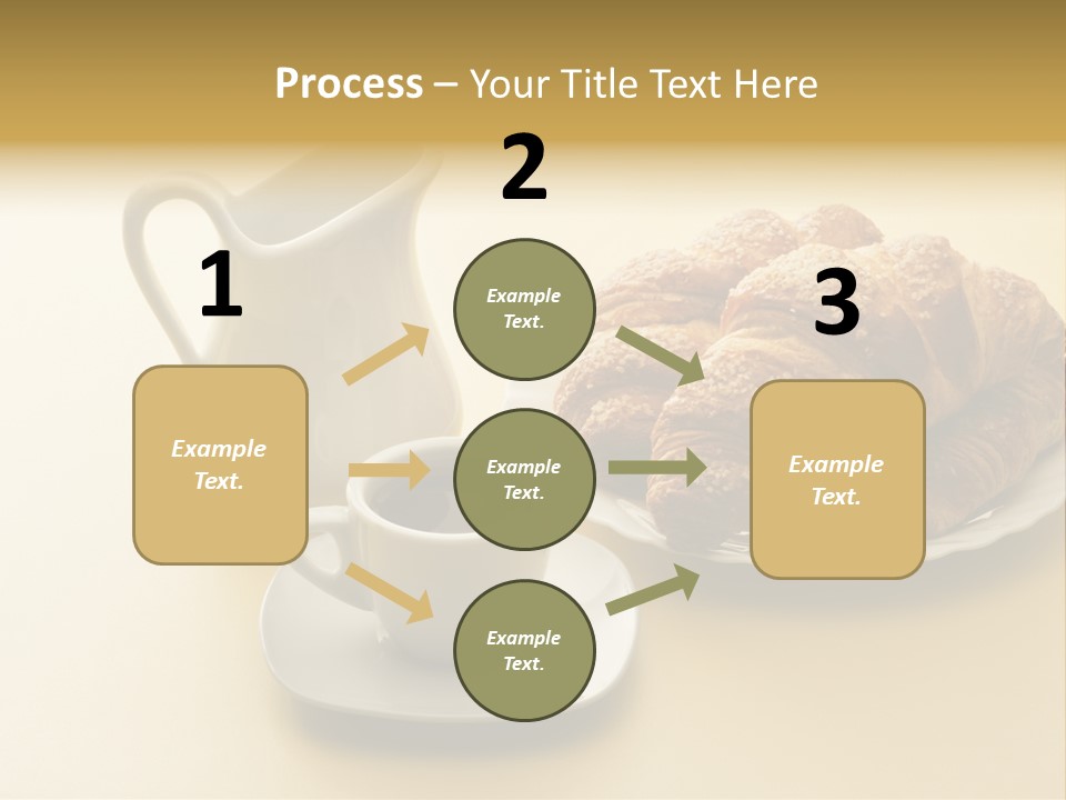 Breakfast Brioches Cup PowerPoint Template