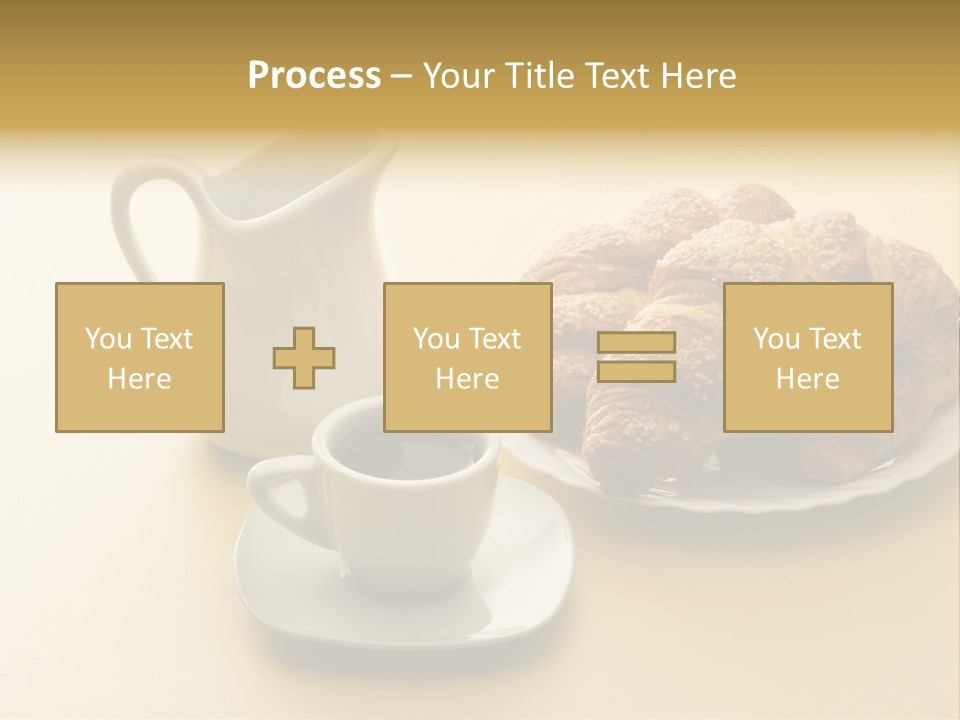 Breakfast Brioches Cup PowerPoint Template